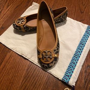 Tory Burch Aaden Leopard Print Ballet Flats 8